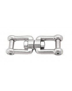 Girella inox AISI 316 lucidata a specchio versione grillo + grillo perno a filo